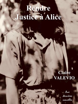 cover image of Rendre Justice à Alice